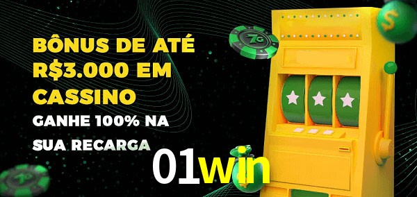 01win melhor bônus de depósito